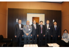 3工總領導與廣東省原省長黃華華（右三）合照