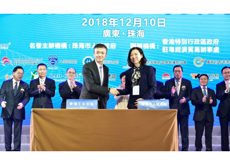 香港工业总会与珠海市政府签订合作备忘录